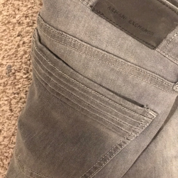 Armani exchange gray crop skinny jeans 28 - Picture 4 of 4